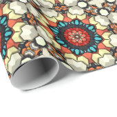 Colorful Concentric Cubes Cadeaupapier (Rol Hoek)