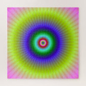 Colorful Concentric Rings Legpuzzel (Horizontaal)