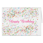 Colorful confetti (Voorkant Horizontaal)