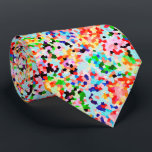 Colorful Confetti Abstract Patroon Stropdas<br><div class="desc">Koel kleurrijk uniek abstract confetti zoals patroon.</div>