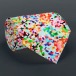 Colorful Confetti Abstract Patroon Stropdas<br><div class="desc">Koel kleurrijk uniek abstract confetti zoals patroon.</div>
