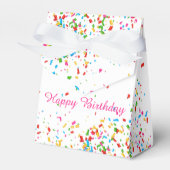 Colorful confetti bedankdoosjes (Voorkant Zijde)