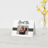 Colorful Confetti Beste vader op vaderdag Kaart (Gele Bloem)