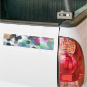 Colorful Confetti Bokeh Stippen Bumpersticker (Op Truck)