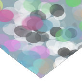 Colorful Confetti Bokeh Stippen Korte Tafelloper (Hoek)