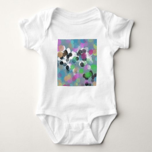 Colorful Confetti Bokeh Stippen Romper (Voorkant)