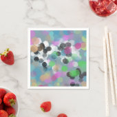 Colorful Confetti Bokeh Stippen Servetten (Insitu)