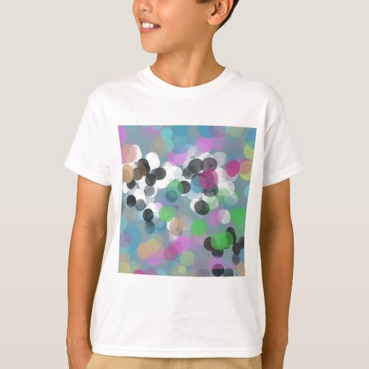 Colorful Confetti Bokeh Stippen T-shirt (Voorkant)