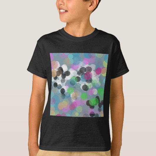 Colorful Confetti Bokeh Stippen T-shirt (Voorkant)