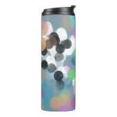 Colorful Confetti Bokeh Stippen Thermosbeker (Gedraaid links)