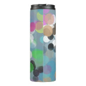 Colorful Confetti Bokeh Stippen Thermosbeker (Achterkant)