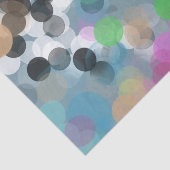 Colorful Confetti Bokeh Stippen Tissuepapier (Detail)