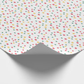 Colorful Confetti Dots Cadeaupapier (Hoek)