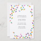 Colorful Confetti Kids Birthday Party Kaart (Voorkant)