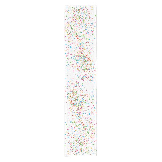 Colorful confetti korte tafelloper (Voorkant)