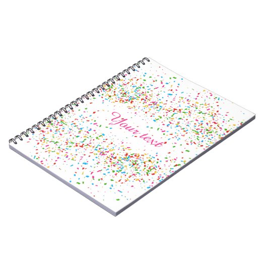 Colorful confetti notitieboek (Linkerzijde)