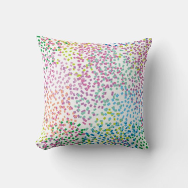 Colorful Confetti Pillow Kussen (Voorkant)