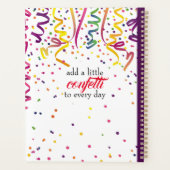 Colorful Confetti Planner (Achterkant)