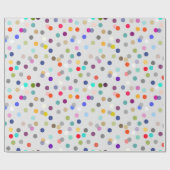 Colorful Confetti Print All-Occasion Gift Wrap Cadeaupapier (Vlak)