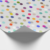 Colorful Confetti Print All-Occasion Gift Wrap Cadeaupapier (Hoek)