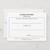 Colorful Confetti Rain Pattern Modern Gift Kaart (Achterkant)