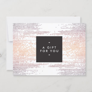 Colorful Confetti Rain Pattern Modern Gift Kaart