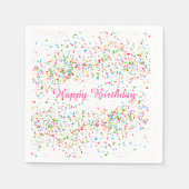 Colorful confetti servet (Voorkant)