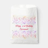 Colorful Confetti Special Occasion Sjabloon Bedankzakje (Voorkant)