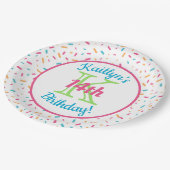 Colorful Confetti Sprinkles | Bord van papierparti (Gekanteld)