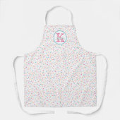 Colorful Confetti Sprinkles | Monogram Schort (Voorkant)