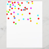 Colorful Confetti Stationery (Achterkant)