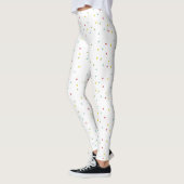 Colorful Confetti Stippen Patroon Leggings (Links)