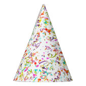 Colorful Confetti Toss Artwork Feesthoedjes (Links)