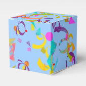 Colorful Confetti Toss Bedankdoosjes (Voorkant Zijde)