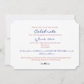 Colorful ConGRADuleringen 3 Foto Afstuderen Kaart (Achterkant)