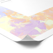 Colorful Conservative Text Ketubah Poster (Hoek)