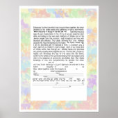 Colorful Conservative Text Ketubah Poster (Voorkant)