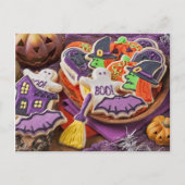 Colorful Cookies for Halloween Party Briefkaart (Voorkant)