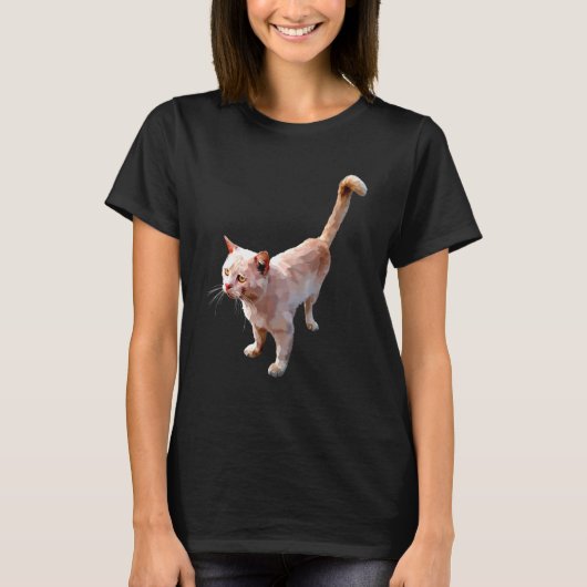 Colorful Cool Cat Graphic 1 T-shirt (Voorkant)