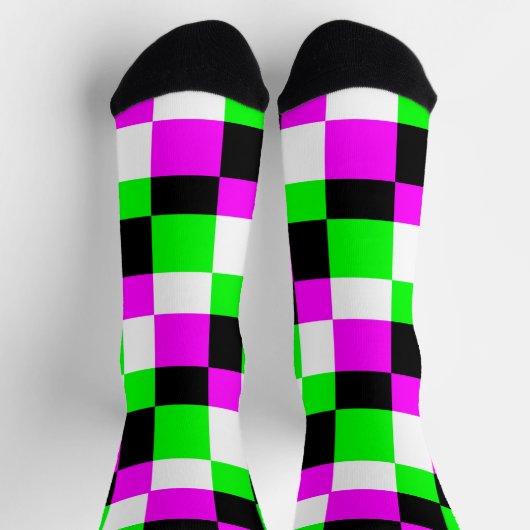Colorful Cool Color Block Socks Sokken (Top)