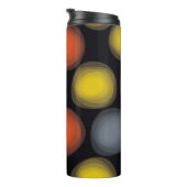 Colorful, cool, modern, trendy flower abstractie thermosbeker (Geroteerd rechts)