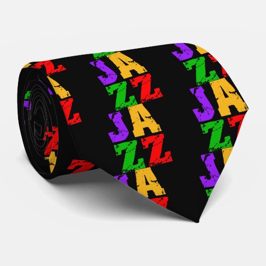 Colorful coole jazz stropdas (Opgerold)