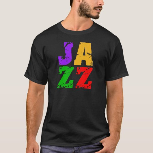 Colorful coole jazz t-shirt (Voorkant)