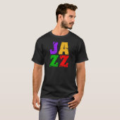 Colorful coole jazz t-shirt (Voorkant volledig)