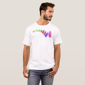 Colorful coole penguin shirt (Voorkant volledig)