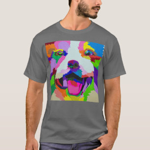 Colorful Corgi Acrylverf Design-173 T-shirt