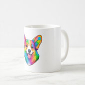 Colorful Corgi Koffiemok (Voorkant rechts)