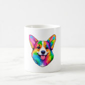 Colorful Corgi Koffiemok (Center)