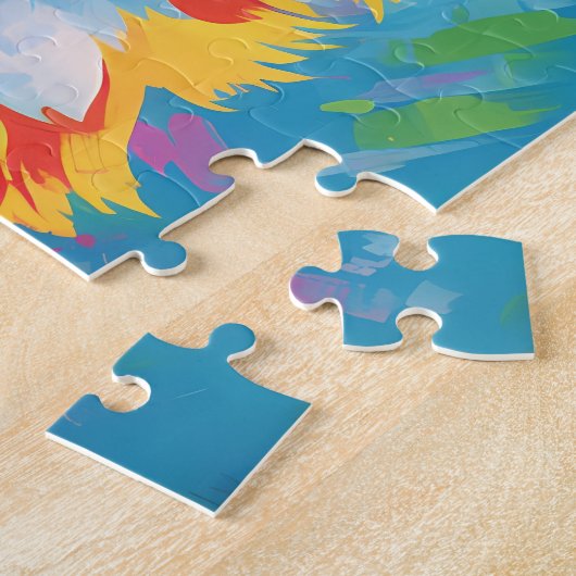 Colorful Corgi Legpuzzel (Zijkant)