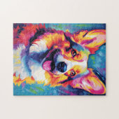 Colorful Corgi Legpuzzel (Horizontaal)